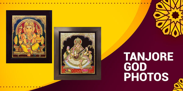 Exploring Rare Deities Through Tanjore Painting God Photos Online