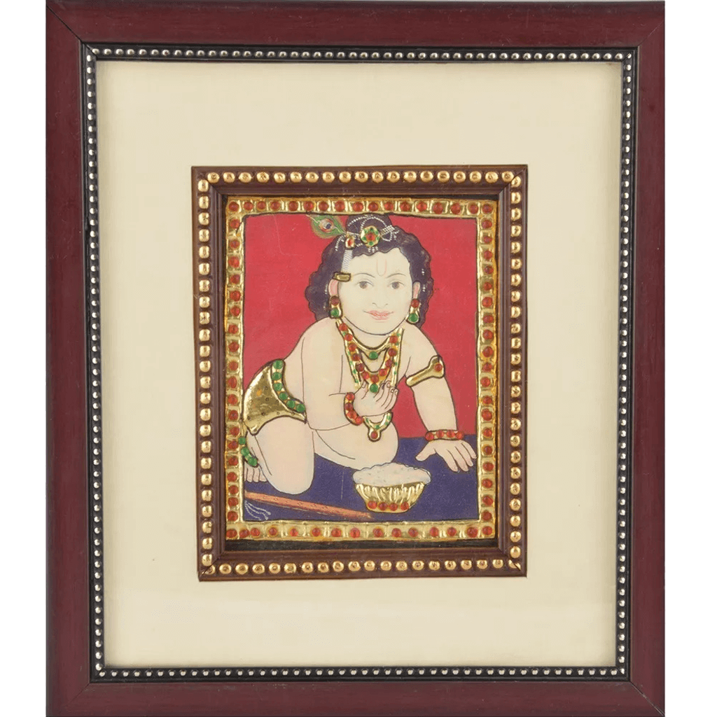 Krishna Tanjore Painting