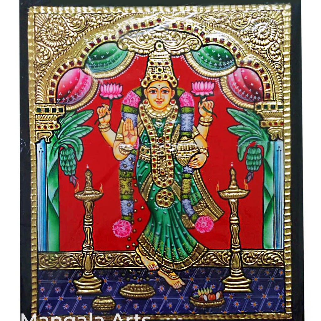 Grahalakshmi Tanjore Painting