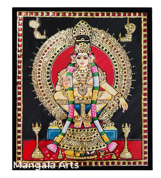 Ayyappan Tanjore Painting
