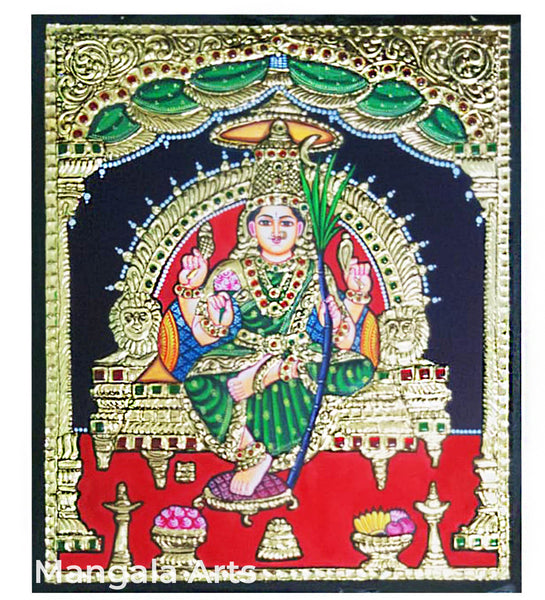 Lalithambikai Lakshmi Tanjore Painting