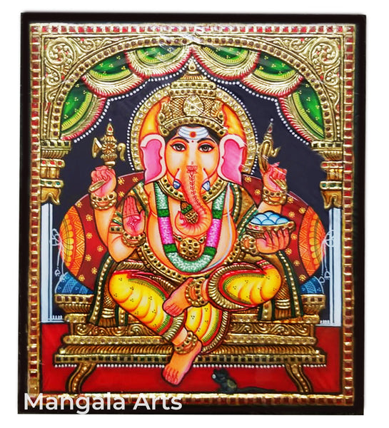 Ganesha Tanjore Painting