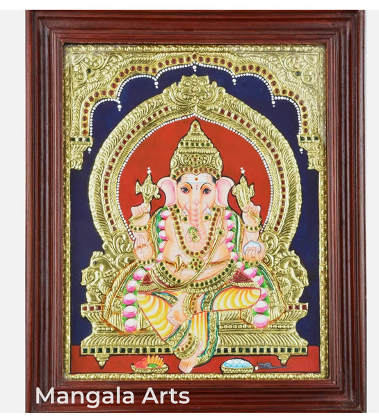 Ganesha Tanjore Painting