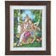 Oonjal Krishna Acrylic Base Tanjore Painting