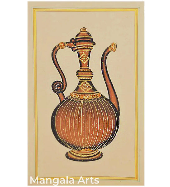 Small Jaadi Paper Gold Paint Tanjore Painting