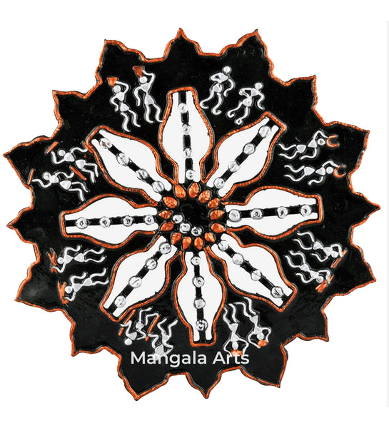 Warli Wheel Work Wall Decor
