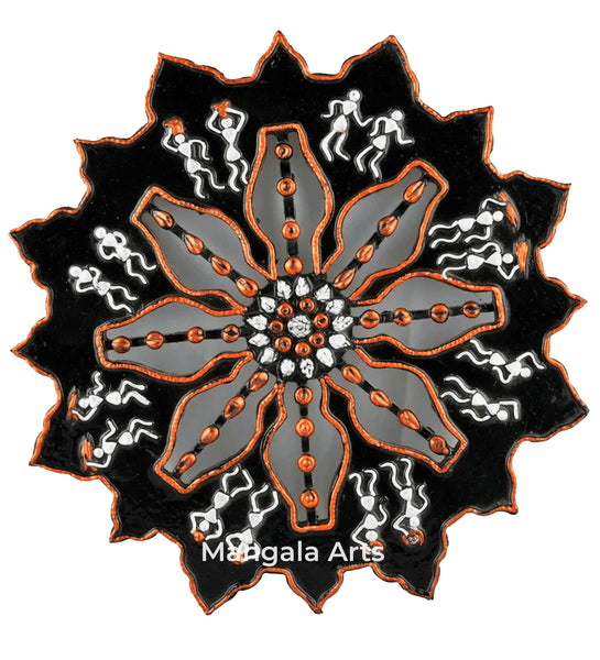 Warli Wheel Work Wall Decor