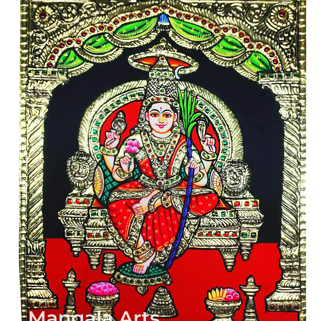 Lalithambikai Tanjore Painting