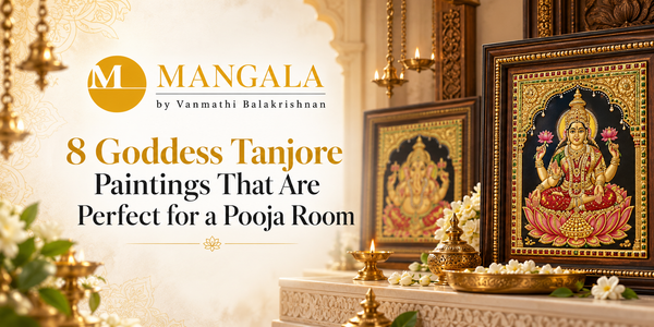 8 Goddess Tanjore Paintings That Are Perfect for a Pooja Room