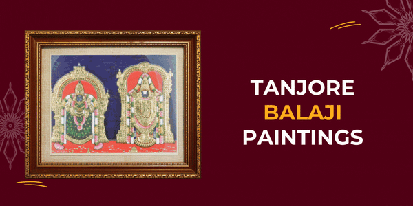 Discover the divine beauty of Lord Balaji with our exquisite Tanjore paintings at Mangala Tanjore Paintings. Buy the best Tanjore paintings online today!