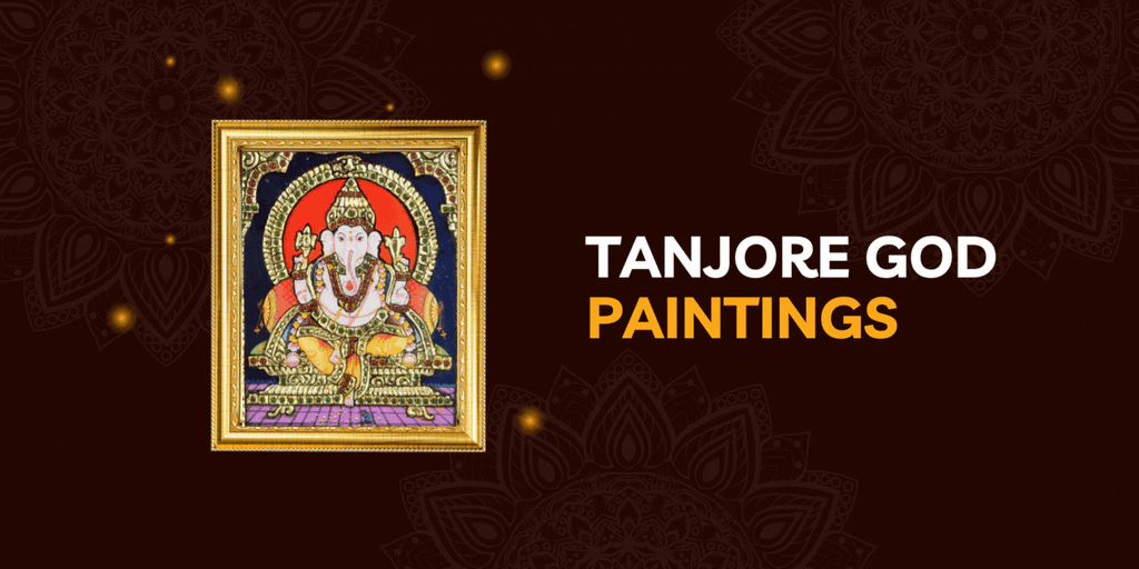 Ganesha in Tanjore God Paintings: Where Divine Art Meets Eternal Blessings