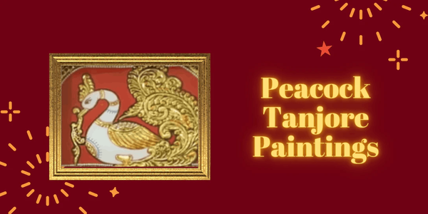 The Significance of Color and Gold Leaf in Peacock Tanjore Paintings