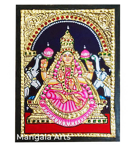 Gajalakshmi Tanjore Painting