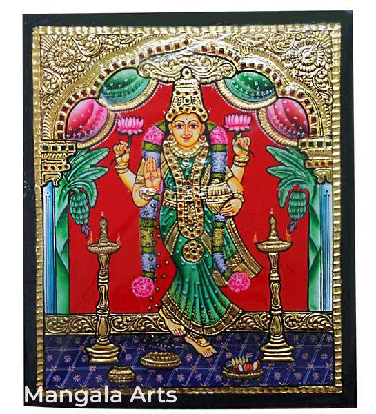 Grahalakshmi Tanjore Painting