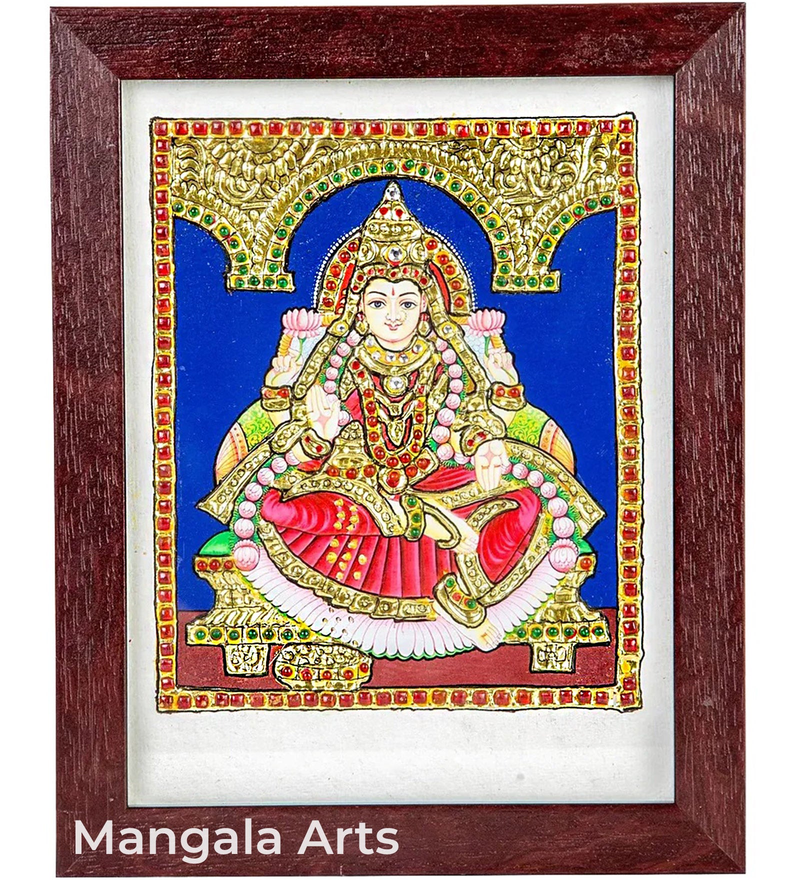 Lakshmi Acrylic Base Tanjore Painting