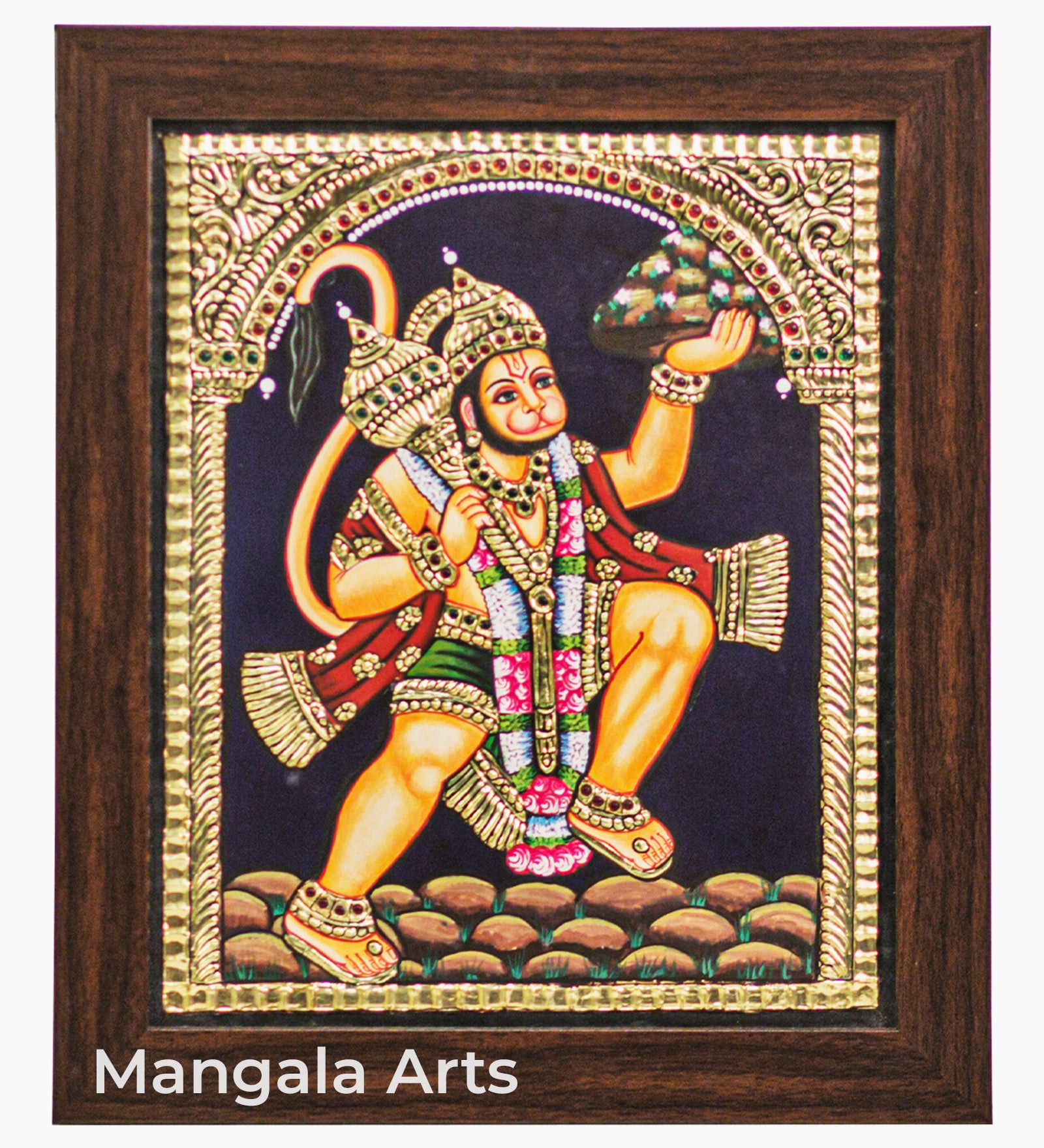 Hanuman Tanjore Painting