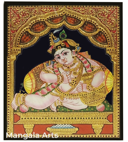 Pot Krishna Tanjore Paintings