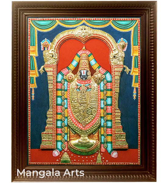 Perumal 3D Tanjore Painting