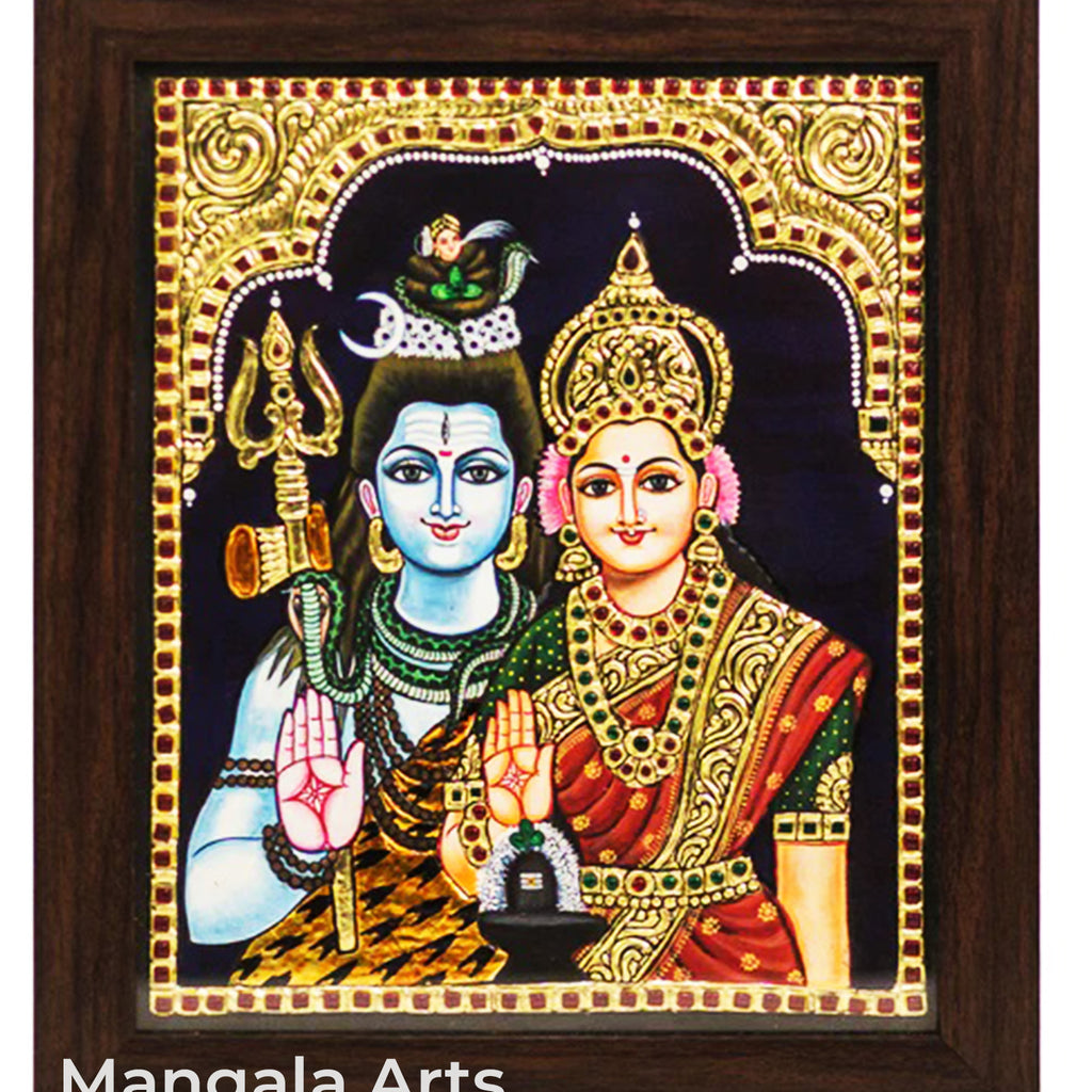 Sivan Tanjore Painting