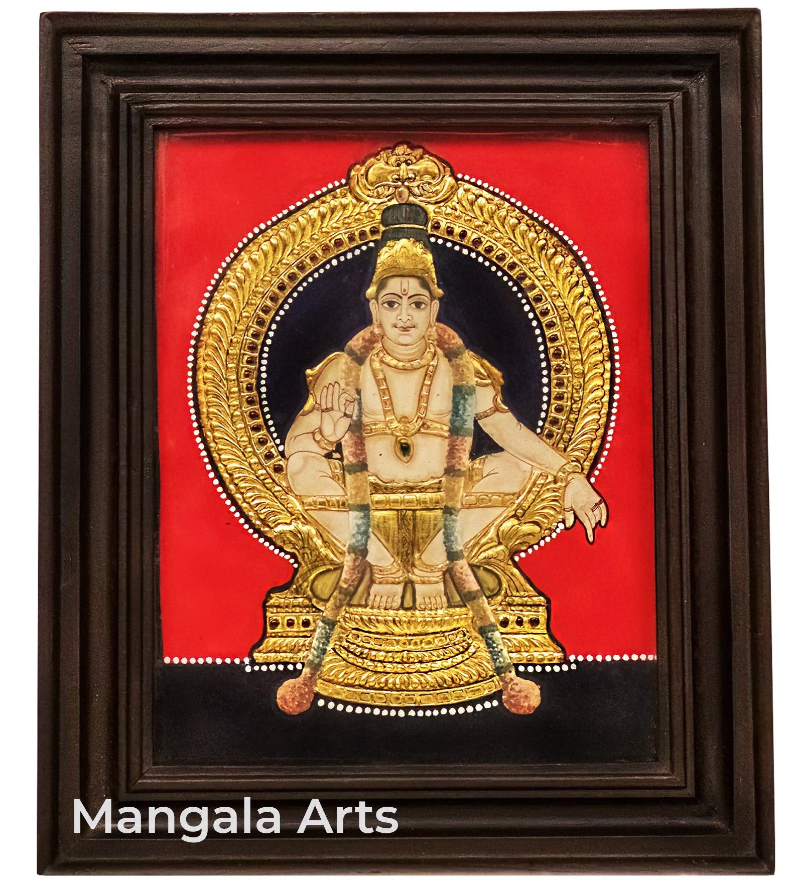 Ayyappan Antique Tanjore Painting