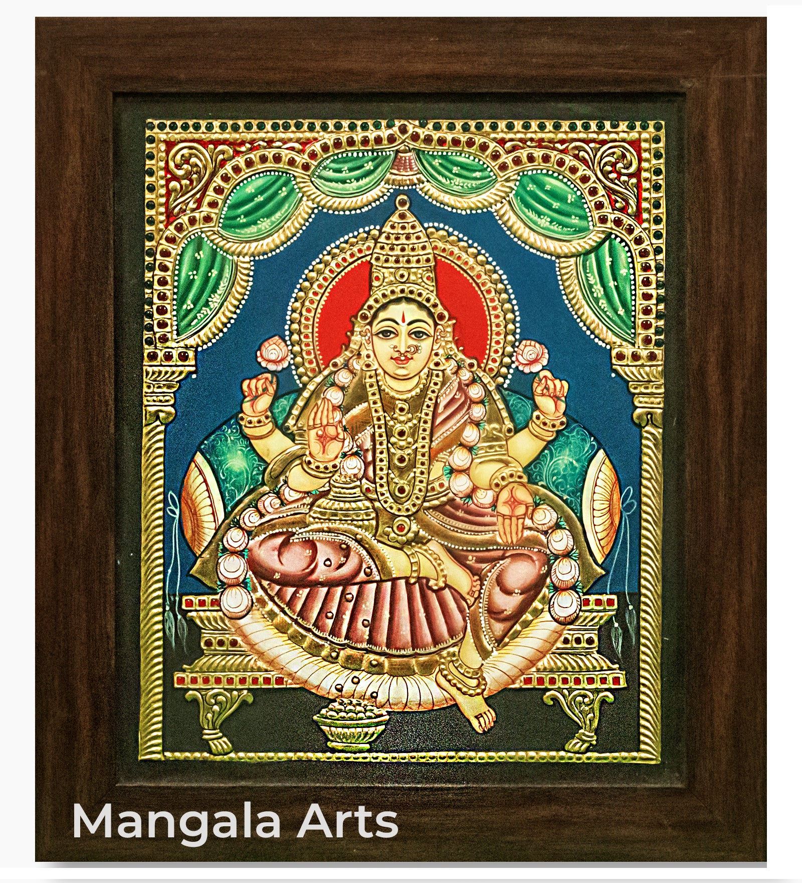 Lakshmi Antique Tanjore Painting | Mangala Arts