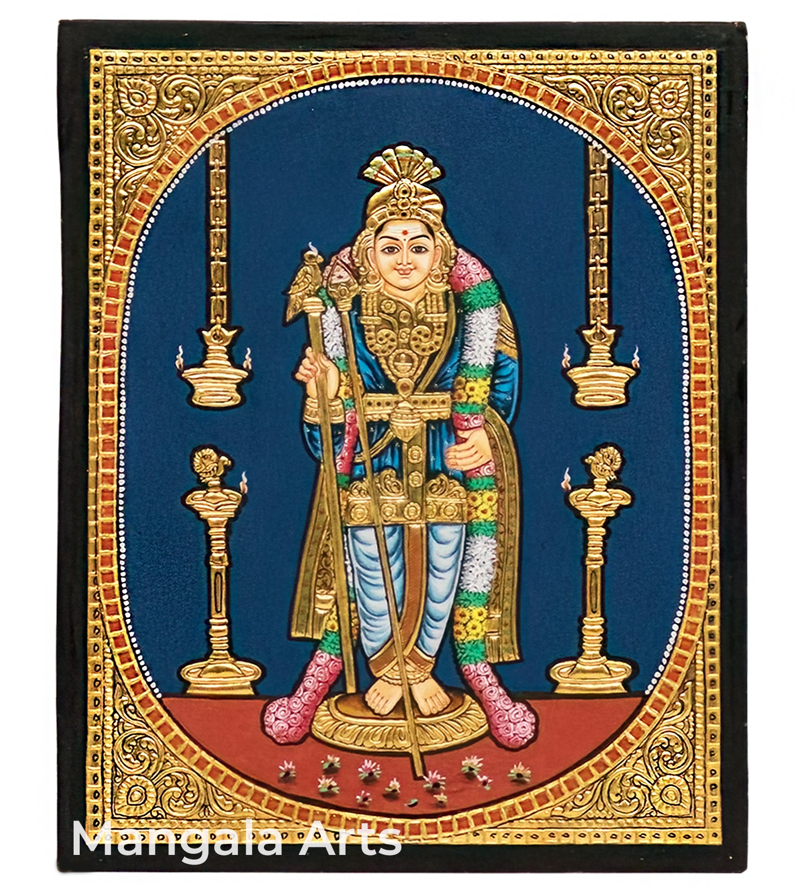 Murugan Antique Tanjore Painting