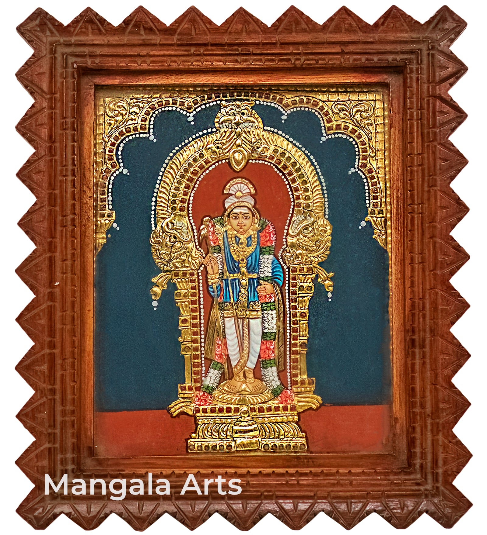 Murugan Antique Tanjore Painting