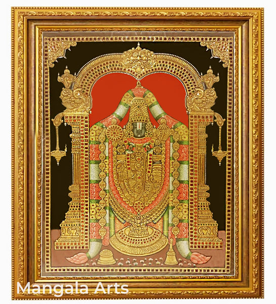 Perumal Antique Tanjore Painting