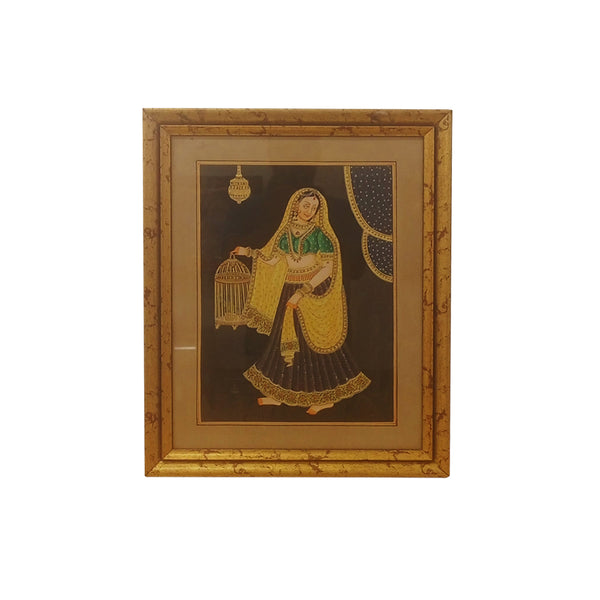 Queen Paper Gold Paint Tanjore Painting