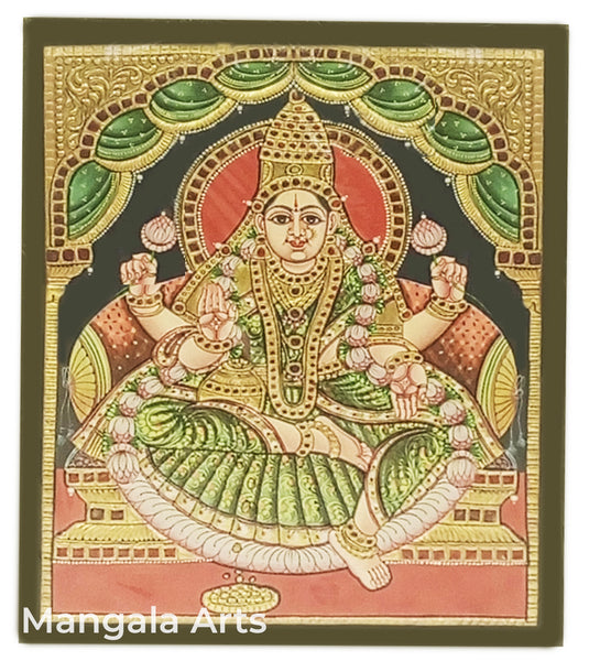 Lakshmi  Antique Tanjore Painting