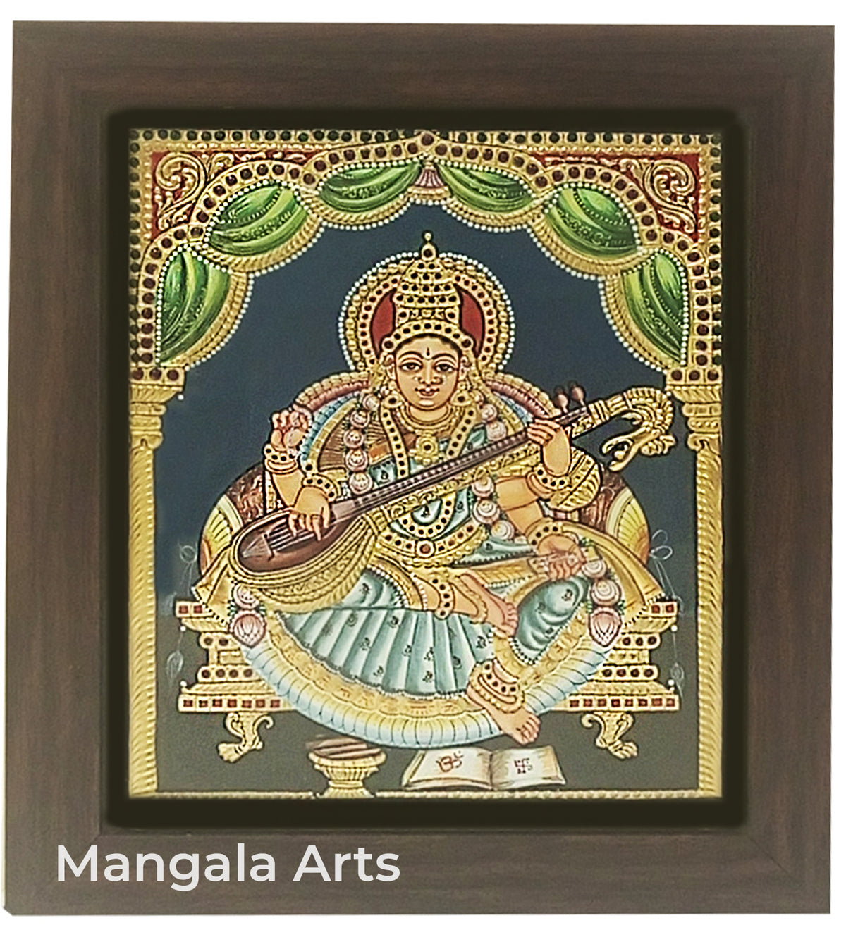 Saraswathi Antique Tanjore Painting | Mangala Arts