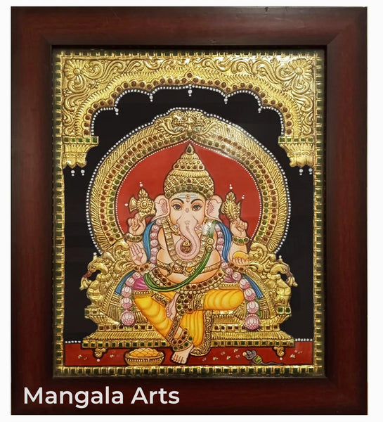 Ganesha Tanjore Painting