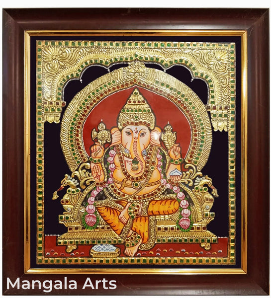 Ganesha Tanjore Painting