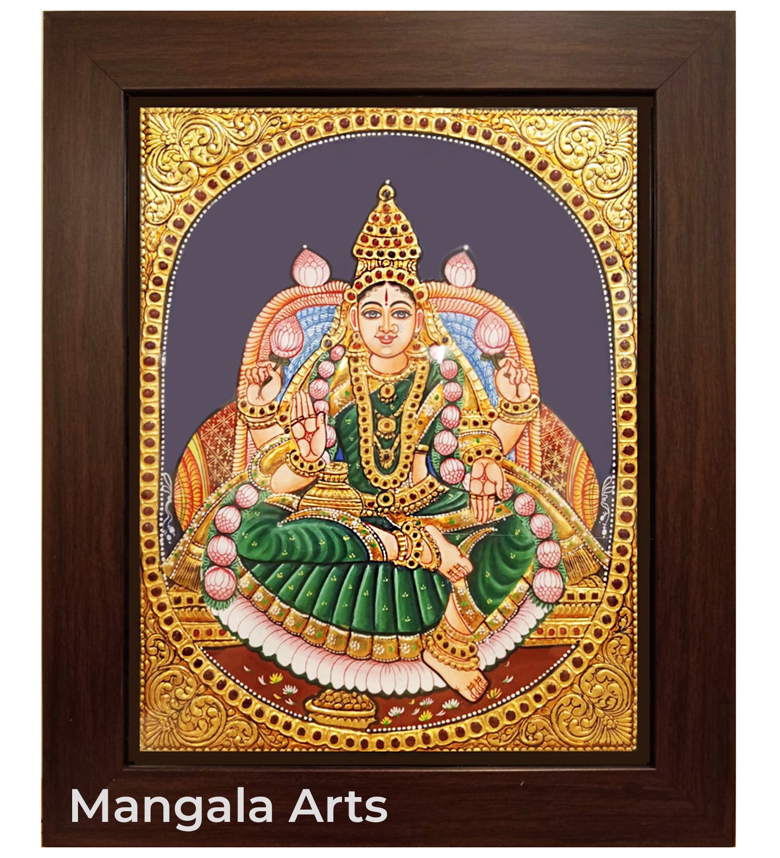 Lakshmi  Antique Tanjore Painting