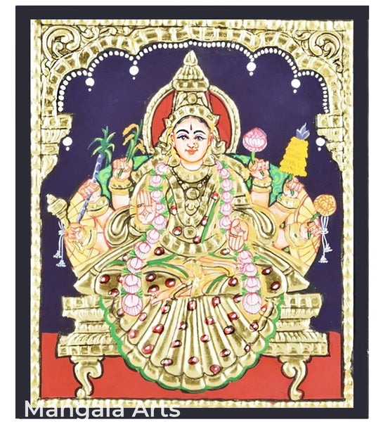 Ashta Lakshmi - Dhanya Lakshmi Tanjore Painting