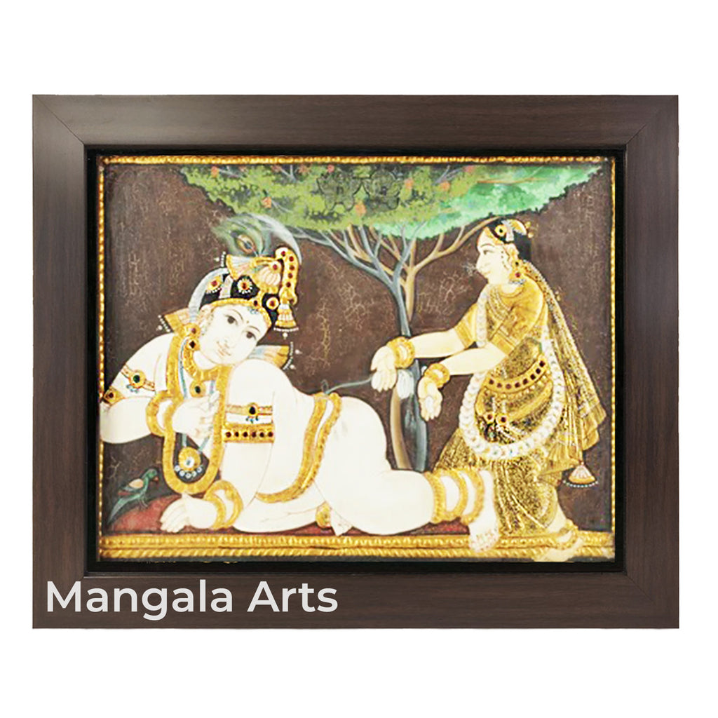Yashoda Krishna Tanjore Painting
