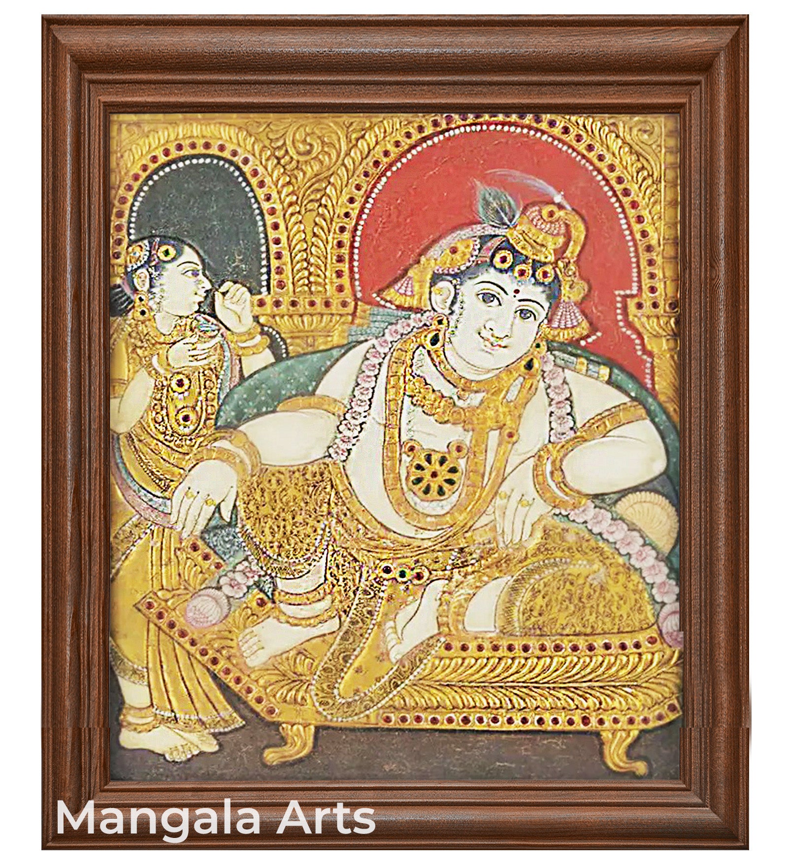 Krishna Tanjore Painting