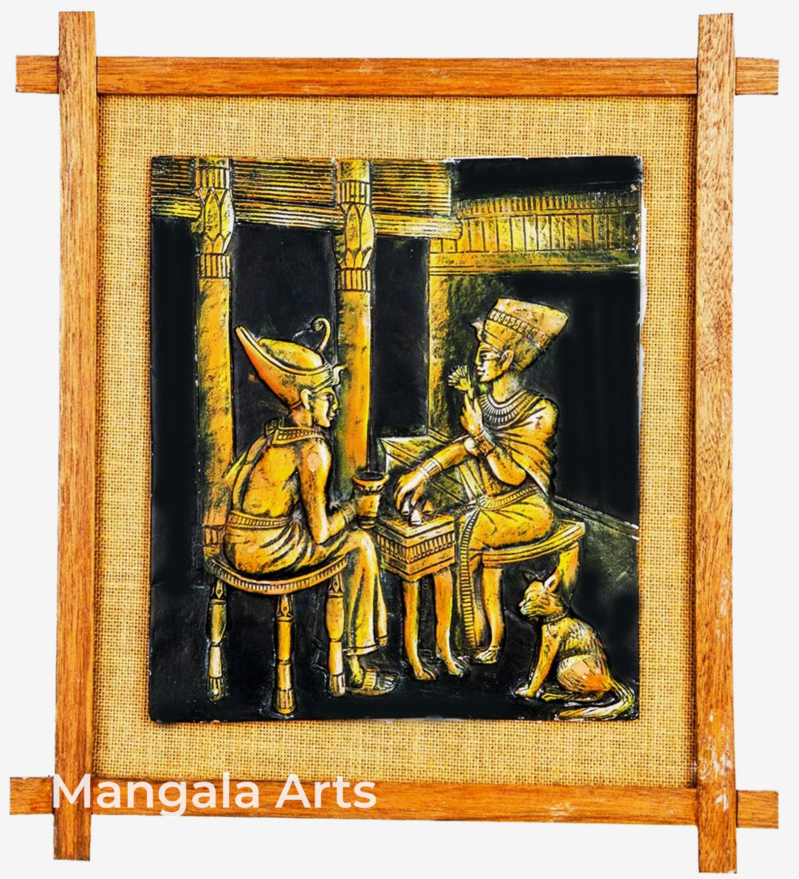 Egyption Jute Mural Work Wall Decor