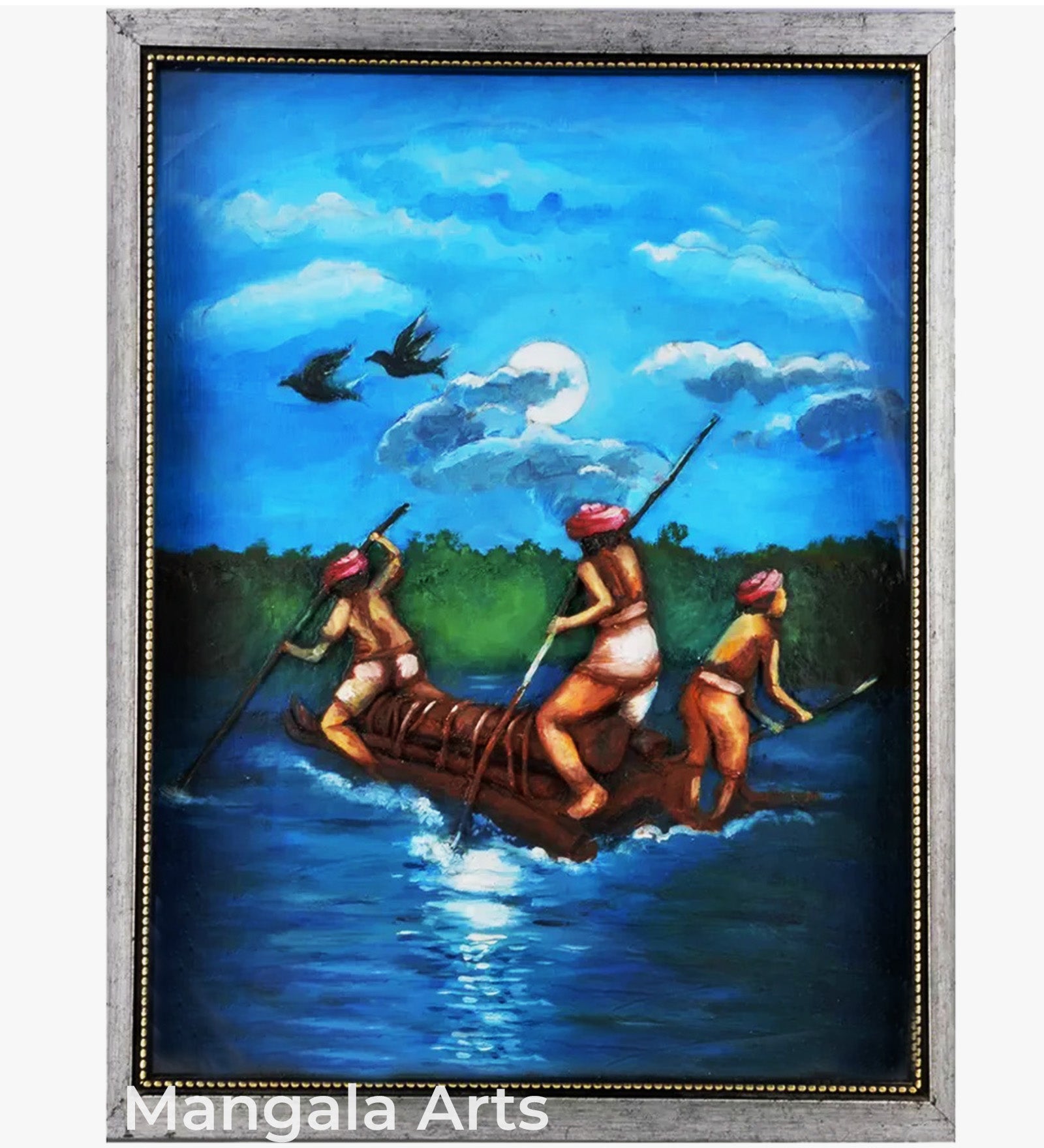 Fisherman M-Seal Mural Wall Decor Painting
