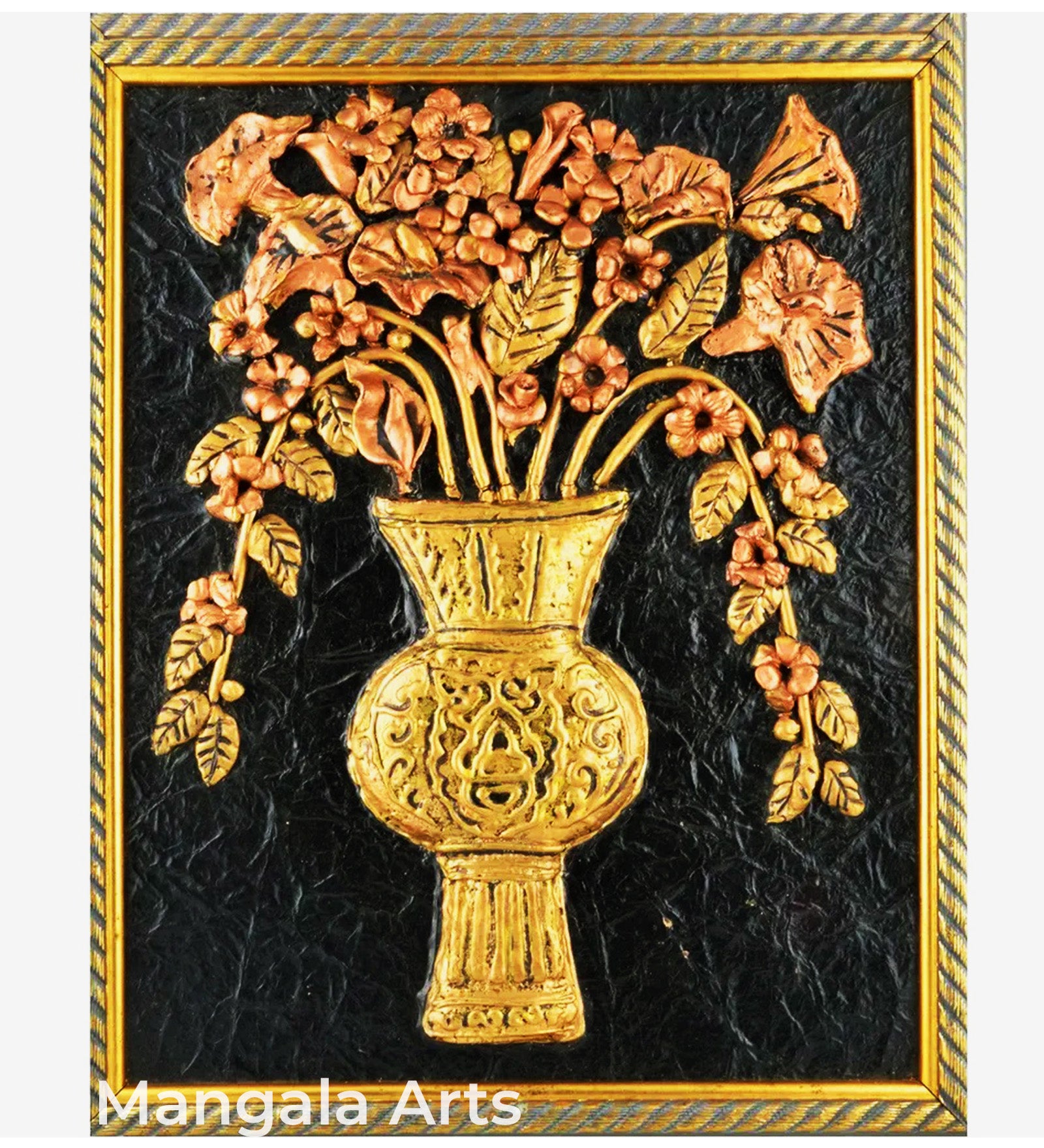 Flower Vase Mural Artwork Wall Decor