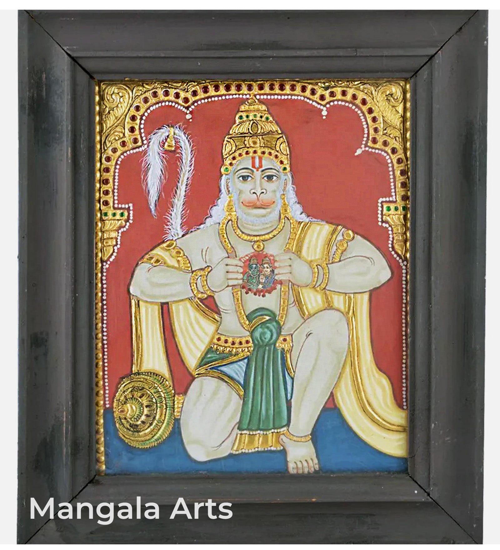Hanuman Tanjore Painting
