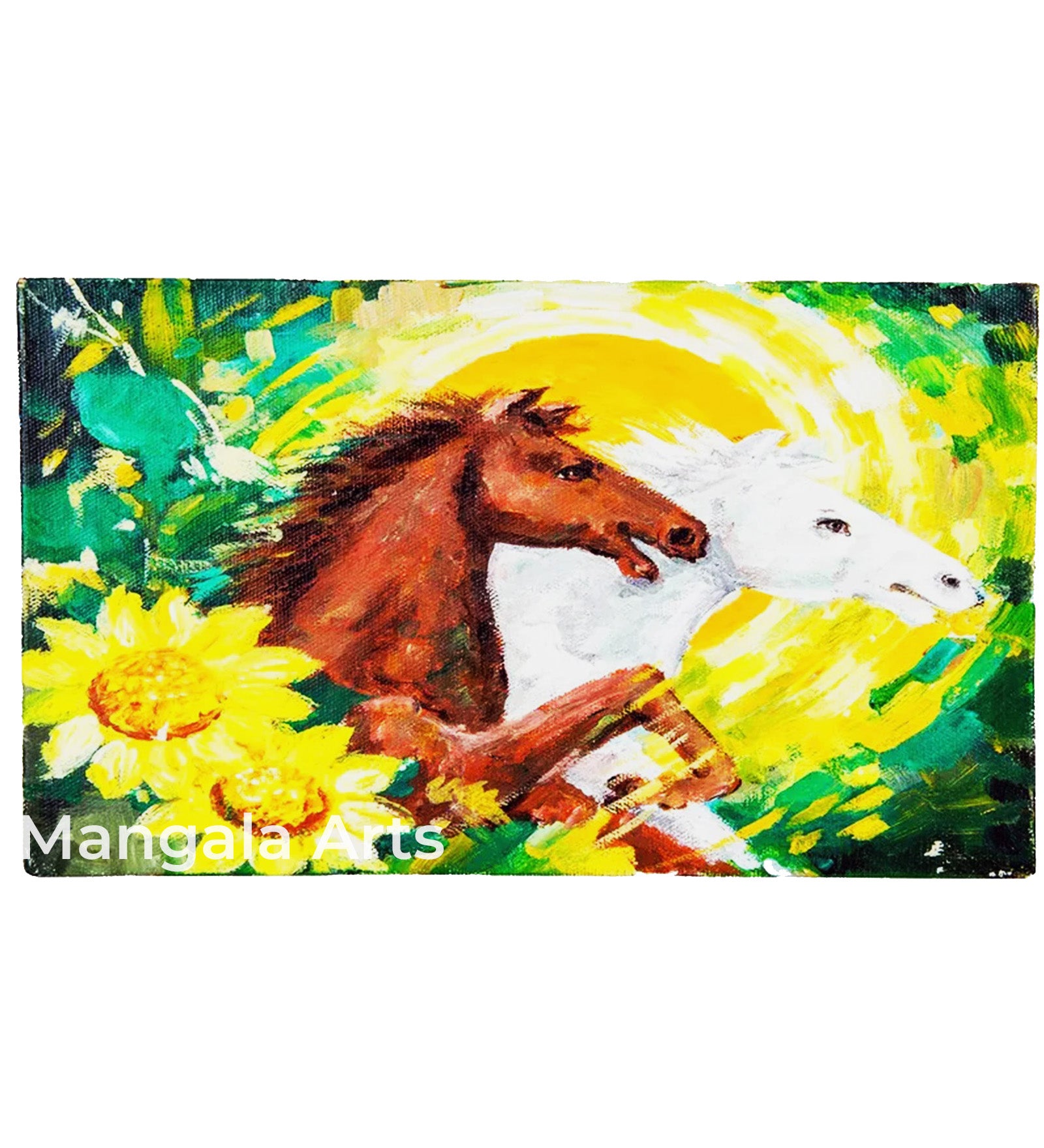 Horse Wall Decor Canvas Oil Painting