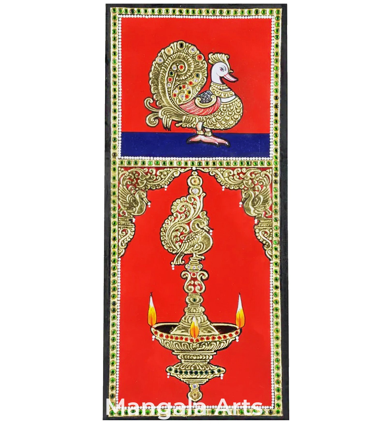 Peacock Tanjore Painting