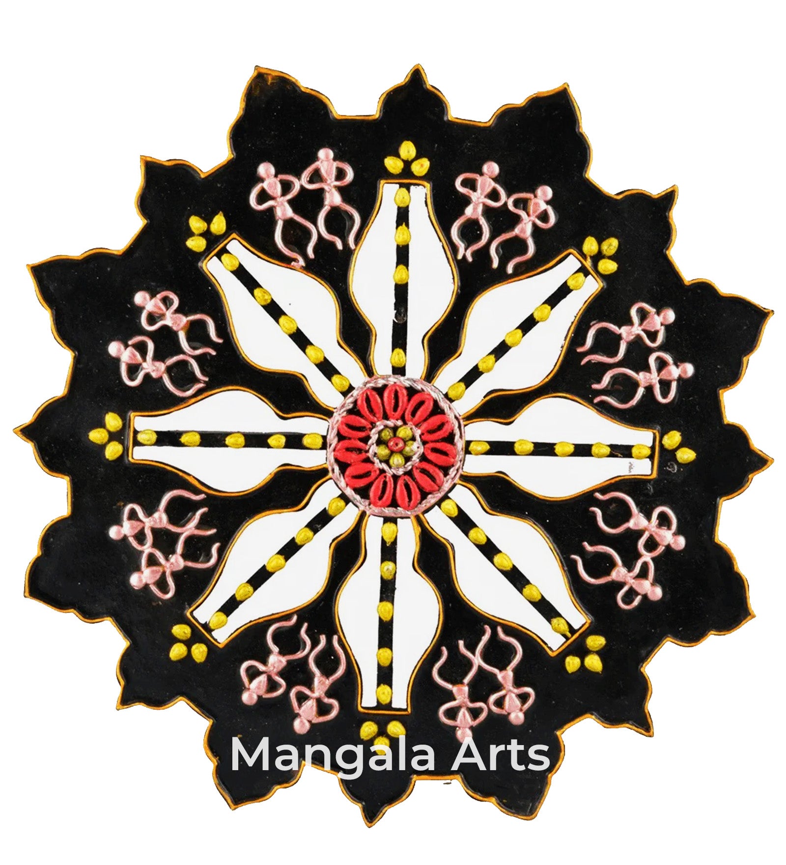 Warli Wheel Work Wall Decor