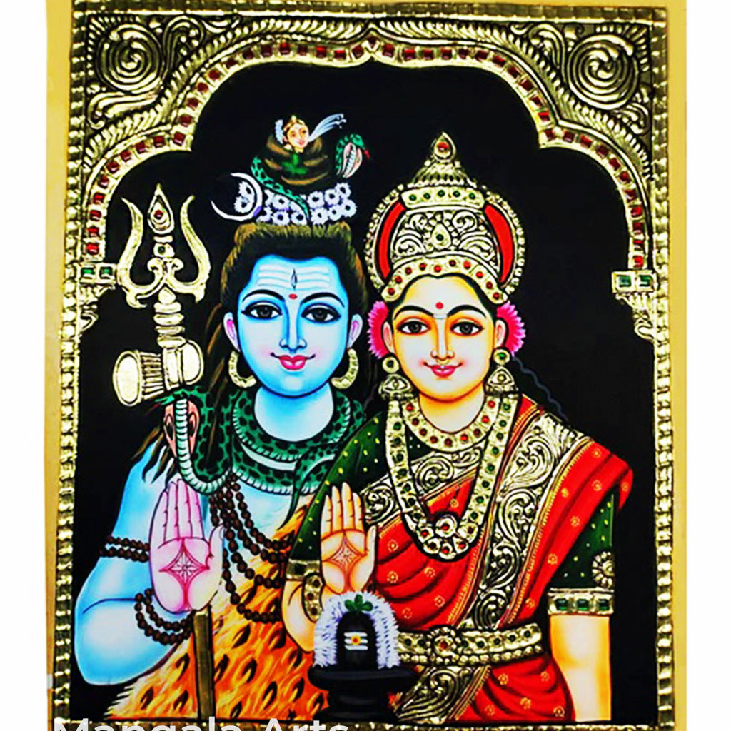 Sivan Tanjore Painting