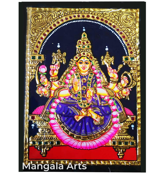 Ashta Lakshmi Vijaya Lakshmi Tanjore Painting