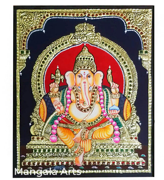 Ganesha Tanjore Painting