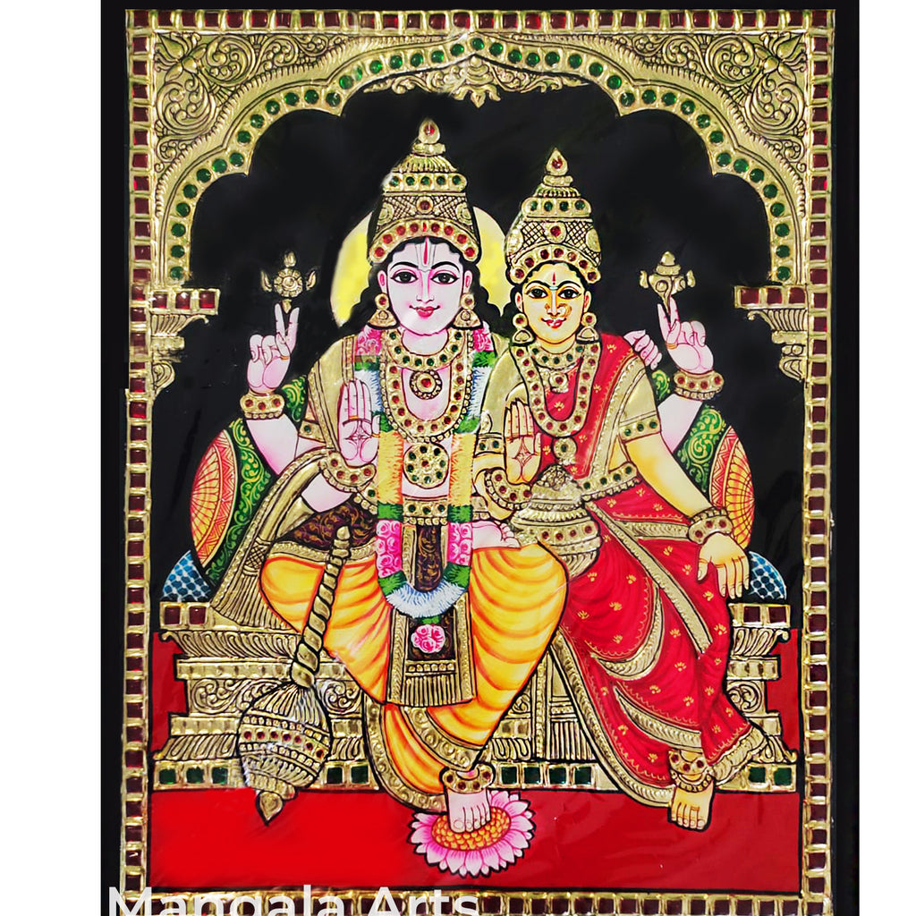 Vishnu Tanjore Painting