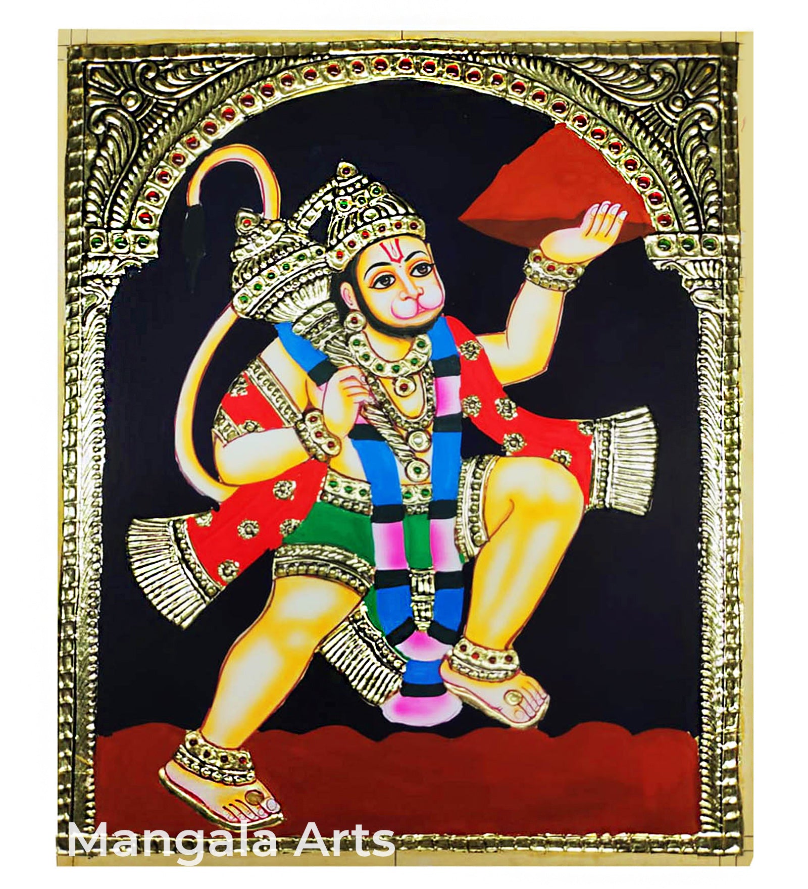 Hanuman Tanjore Painting