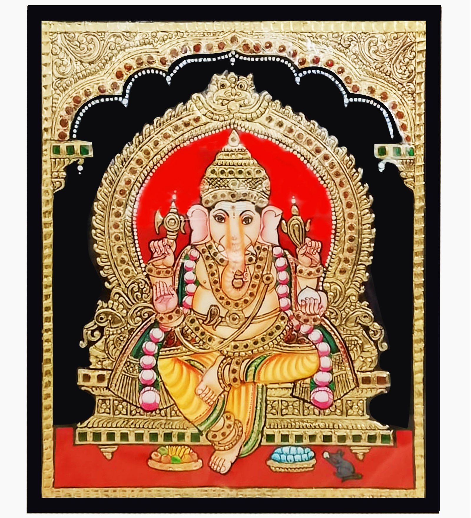 Ganesha Tanjore Painting